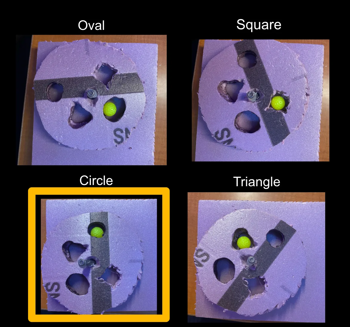 Circular slot
